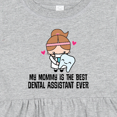 thumbnail image 4 of Inktastic Dental Assistant Mommy Girls Baby Dress, 4 of 5