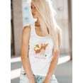 thumbnail image 2 of Fantastic Besties Iv. Racerback Tank Women -June Erica Vess Designs, Female x-Large, 2 of 4