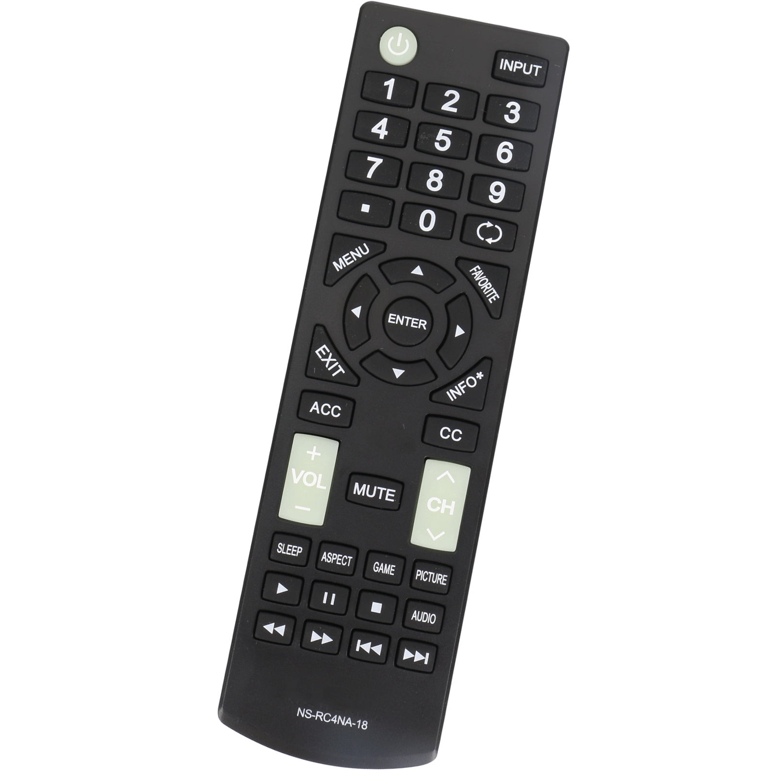 NSRC4NA18 Replace Remote Control for Insignia TV NS32D311NA17 NS