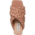 thumbnail image 4 of Steve Madden Womens Marina Faux leather Slip On Slides Beige 7 Medium (B,M), 4 of 4