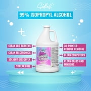 SEDLAV 99% Isopropyl Alcohol 1 Gallon Rubbing Alcohol Isopropyl 99 Percent Technical Use Can be Diluted 2 Gallons of Isopropyl Alcohol 99%