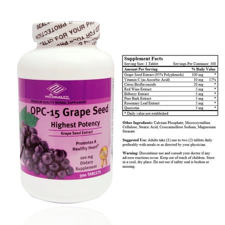 Opc Grape Seed Extract (300 Tablets / 100 Mg)