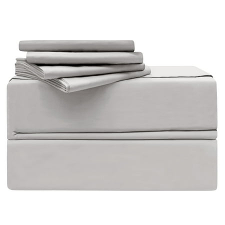 Simply the Best Luxury 6-Piece 620 Thread Count 100% Cotton Sheet (Best Type Of Bed Sheets For Summer)