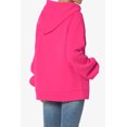 thumbnail image 4 of TheMogan Women's PLUS Drawstring Cozy Fleece Relaxed Fit Hooded Pullover Sweatshirts, 4 of 7