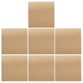 thumbnail image 1 of FRCOLOR sticky pad 7pcs Simple Kraft Paper Horizontal Line Paper Note Creative Square Notes Students Sticky Note(7pcs/Set, Cowhide-Blank),2.95"X2.95"X0.43", 1 of 5