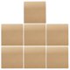 thumbnail image 1 of 7pcs Papel Kraft simple Línea horizontal Nota de papel Notas cuadradas creativas Nota adhesiva para estudiantes (7pcs / Set, Piel de vaca en blanco), 1 of 6