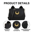 thumbnail image 3 of Moon Cat Wallet Pu Leather Wallet Moon Sailor Bag Handbag Shoulder Bag, 3 of 5