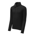 thumbnail image 3 of Sport-Tek Men's PosiCharge Tri-Blend Pullover, Black Triad Solid, XX-Large, 3 of 4