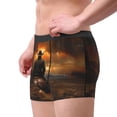 thumbnail image 2 of Fotbe Western Rainy Desert Cowboy Calzoncillos Tipo Boxer con Bolsa de Soporte Total para Hombre, X-Temp Fresco, Transpirable y de Secado Rápido-X-Large, 2 of 5