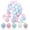 100 Balls, Macaron Colors, variant on 50 Soft Plastic Ball Pit Balls for Kids, Gift for Baby Toddler Birthday Christmas, Ball Pit Play Tent, Baby Kiddie Pool Water Toys, Party Decoration