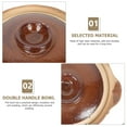 thumbnail image 3 of Pottery Clay Pot Kitchen Cooking Pot Kitchen Cooking Pot Casserole with Handle for Home, 3 of 9