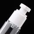 thumbnail image 4 of 2 botellas de bomba estériles, contenedor de tóner/ón/suero recargable de 15 ml 15ml Colcomx Botella con bomba sin aire, 4 of 7