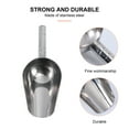 thumbnail image 3 of Sipeihong dog food scoop Multifunctional Scoops Stainless Steel Shovel for Pet Food Dry Goods Size Silver, 3 of 9