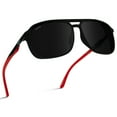 thumbnail image 1 of WearMe Pro - Square Polarized Aviator Modern Rectangular Men's Sunglasses, 1 of 4