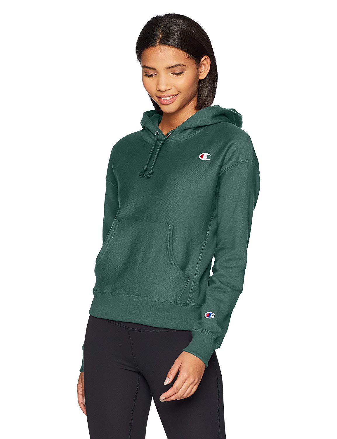 champion women's reverse weave pullover hood