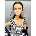 thumbnail image 4 of Barbie Chiffon Ball Gown Black and White Collection Doll 2015 Mattel DGW59, 4 of 6