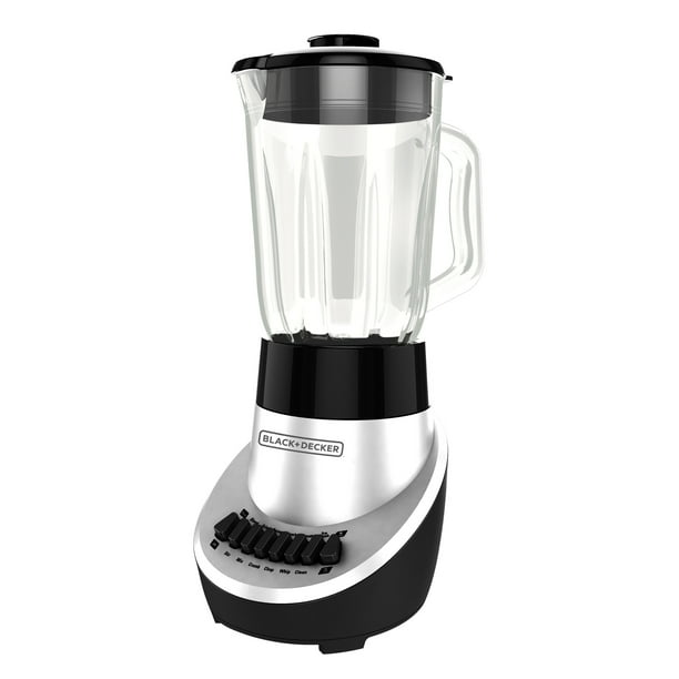 BLACK+DECKER FusionBlade Blender with 6Cup Glass Jar, Silver, BL1130SG