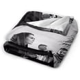 thumbnail image 5 of Flannel Blanket Within Rock Temptation Band Throws Blankets Super Soft Fleece Air Conditioning Blankets for All Season 40"x30", 5 of 9