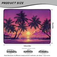 thumbnail image 7 of XYZCANDO Palm Tree Sunset Car Trunk Mat 29" x 39", Waterproof Cargo Liner with Non-Slip Backing, Stitched Edge Rear Trunk Protector for SUVs, Sedans and Trucks, 7 of 7