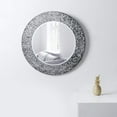 thumbnail image 4 of Mosaic Wall Mirror Decorative Round Wall Mirror Diameter 20 Ide Mirror 14 Blue, 4 of 5