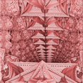 thumbnail image 1 of Ahgly Company Machine Washable Indoor Square Transitional Red Area Rugs, 4' Square, 1 of 7