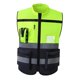 thumbnail image 2 of Chaleco de seguridad sin mangas chaleco reflectante con cremallera, 2 of 6