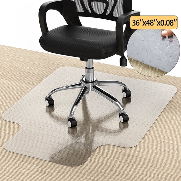 Office Chair Mat for Carpet, 36” x 48” Carpet Protector Mat, Sturdy Carpet Chair Mat with Studs for Office, Home and Gaming Floor
