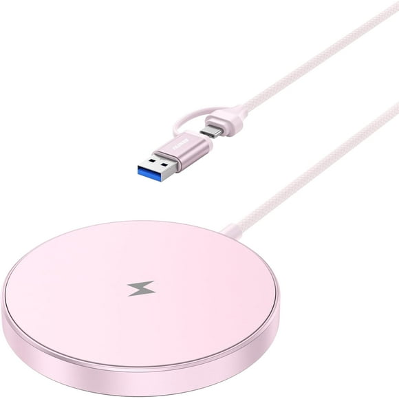 BENFEI Magnetic Wireless Charger 15w Compatible with MagSafe Charger/iPhone 16/16 Pro/16 Plus/16 Pro Max/iPhone 15 Pro Max Plus/iPhone 14 13 12 Series, Wireless Mag Safe Charging Pad, Mag Charger