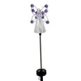 thumbnail image 2 of Luz LED decorativa Angel Garden, luz solar en forma de estaca para caminos, pasarelas y jardines. Violeta, 2 of 9