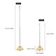 thumbnail image 2 of unbranded Sujetalibandas De Metal Dorado Para Con Base Estable Para Oficinas Y, 2 of 8