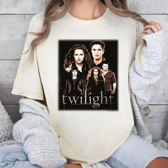 Unisex Twilight Movie, Ed Bella Team Graphic T-Shirt, Sizes S-5XL, Tbun