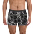 thumbnail image 2 of Goofa Rose Flowers Printed Men's Boxer Briefs Underwear, Moisture-Wicking Underwear, Trunk,Soft and Breathable Cotton Underwear-, 2 of 9