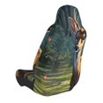 thumbnail image 2 of Fotbe Peaceful Deer Lily Pond Funda para Asiento de Auto con Estampado – Impermeable y Antisudor – Ajuste Universal, Lavable a Máquina, Antideslizante (1 Pieza), 2 of 5