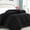 Black, variant on Harkawon All Season Down Alternative Queen Comforter, Winter Warm Comforter Ultra Soft Quilted Duvet Insert with Corner Tabs, Wavy Box Stitched, Luxury Fluffy & Lightweight (Black, 88 x 88 inch)