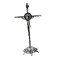 thumbnail image 2 of Cruz de pared Sunnimix estatua Miniatura Crucifijo Retro Argent, 2 of 8