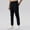 Black, variant on SYMOID Men's Breathable Stretch Athletic Pants - Nylon Spandex Blend, Straight Leg Relaxed Fit with Drawstring Waist & Pockets, Khaki Size 2XL