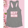 thumbnail image 3 of Best Mom Big Letters Racerback Tank Women -Image by Shutterstock, Female XX-Large, 3 of 4