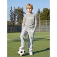 thumbnail image 5 of PureChapter 4 Pack Boys T Shirts Mixed Graphic Long Sleeve Crew Neck T-Shirts for 7-15 Years, 5 of 7