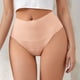thumbnail image 2 of Braguitas tanga de cintura alta para mujer - Nylon spandex ligero, diseño de corte alto, cómodas para el uso diario, 2 of 4