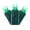 Green, variant on Vickerman 34' Green Single Mold Wide Angle LED Christmas light set, Green Wire