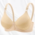thumbnail image 6 of Bixock Wireless Bra for Women No Underwire Plus Size Seamless Tank Bra Fixed Cups Wide Straps Stretch Casual Home Wear Women Under Wear, 6 of 6
