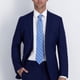 thumbnail image 4 of Corbata Tommy Hilfiger tejida en seda azul a rayas para hombre, 4 of 4