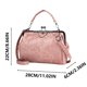 thumbnail image 4 of Xihbxyly Elegante Bolso Geométrico Vintage de Piel Sintética, Bandolera de Gran Capacidad, con Cierre de Hebilla, Imprescindible para El Día a Día de Mujer, Correa Ajustable Incluida., 4 of 6