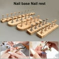 thumbnail image 2 of 1 Set Nail Holder Strong Magnet Alloy Chess High Adsorption Power Minimalist Style Nail Display Stand False Nails Showing Shelf W, 2 of 10