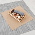 thumbnail image 3 of Happon 5 Pieces 20 Inches Burlap Squares Jute Burlap Finished Edges Square Fabric Farmhouse Burlap Placemats for Home Party Wedding Table Cover Centerpieces Craft Supplies, 3 of 6