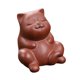 thumbnail image 5 of Estatua de gato en miniatura de arcilla morada, colección de mascotas, regalo, artesanía, decoración de mesa, mini figura de gatito para estantería de Rojo, 5 of 8