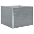 thumbnail image 3 of vidaXL Raised Garden Bed Patio Raised Flower Bed Galvanized Steel Planter, 3 of 21