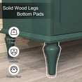 thumbnail image 4 of MROJISC Mid-Century 58" Buffet Cabinet Sideboard with Storage, 4 Doors with Adjustable Shelves, Green, 4 of 9