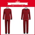 thumbnail image 3 of Nueva ropa de pijama familiar a juego con estampado de cuadros escoceses, ropa cómoda a juego para toda la familia, 3 of 5