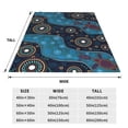 thumbnail image 3 of Pofeuu Bohemian Turtle Print Ultra-Soft Micro Fleece Blanket,for Bed Or Sofa,All Season Throw Blankets Flannel Blanket-60"x50", 3 of 7